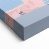 Electric Wall Art | Vibrant Pink & Blue Modern Electric House Art Canvas