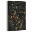 Dark Moody Wall Art - Hidden Forest Retreat for Dramatic Interiors