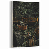 Dark Moody Wall Art - Hidden Forest Retreat for Dramatic Interiors