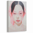 Electric Wall Art | Vibrant Abstract Portrait Modern Electric Art Canvas