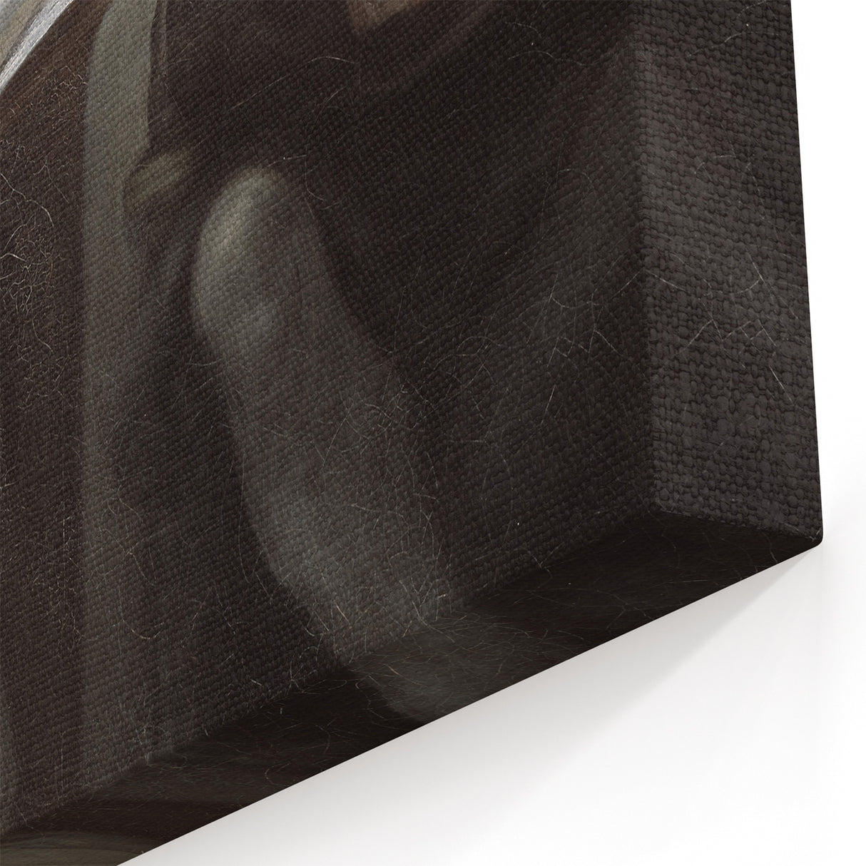 Dark Moody Wall Art - Quiet Reflection with Figures for Elegant Interiors