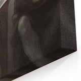 Dark Moody Wall Art - Quiet Reflection with Figures for Elegant Interiors