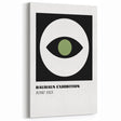 Bohemian Wall Art | Bauhaus June 1923 Eye Print | Boho Decor Canvas