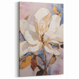 Electric Wall Art | Vibrant White Magnolia Modern Electric Art Canvas