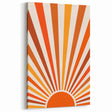 Bohemian Wall Art | Retro Sunburst Design | Boho Decor Canvas Print