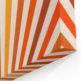 Bohemian Wall Art | Retro Sunburst Design | Boho Decor Canvas Print