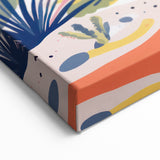 Electric Wall Art | Vibrant Surreal Desert Scene Modern Electric Art Canvas