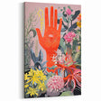 Electric Wall Art | Vibrant Botanical Hand Design Modern Electric Art