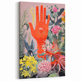 Electric Wall Art | Vibrant Botanical Hand Design Modern Electric Art