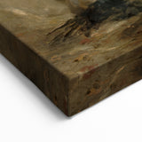 Dark Moody Wall Art | Serene Landscape with Figure in Dramatic Tones