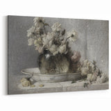 Dark Moody Floral Still Life Art - Timeless Elegance for Interior Decor