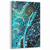 Abstract Electric Painting: Vibrant Electric Wall Art for Modern Spaces