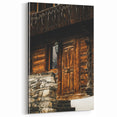 Rustic Cabin Door Wall Art – Cozy Farmhouse Decor for Nature-Inspired Homes