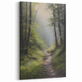 Electric Wall Art: Tranquil Forest Path in Modern Electric Decor