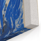 Electric Wall Art: Bold Blue Jazz Musicians in Modern Electric Decor