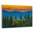 New Hampshire Canvas Prints - White Mountains Sunset Scenic Art