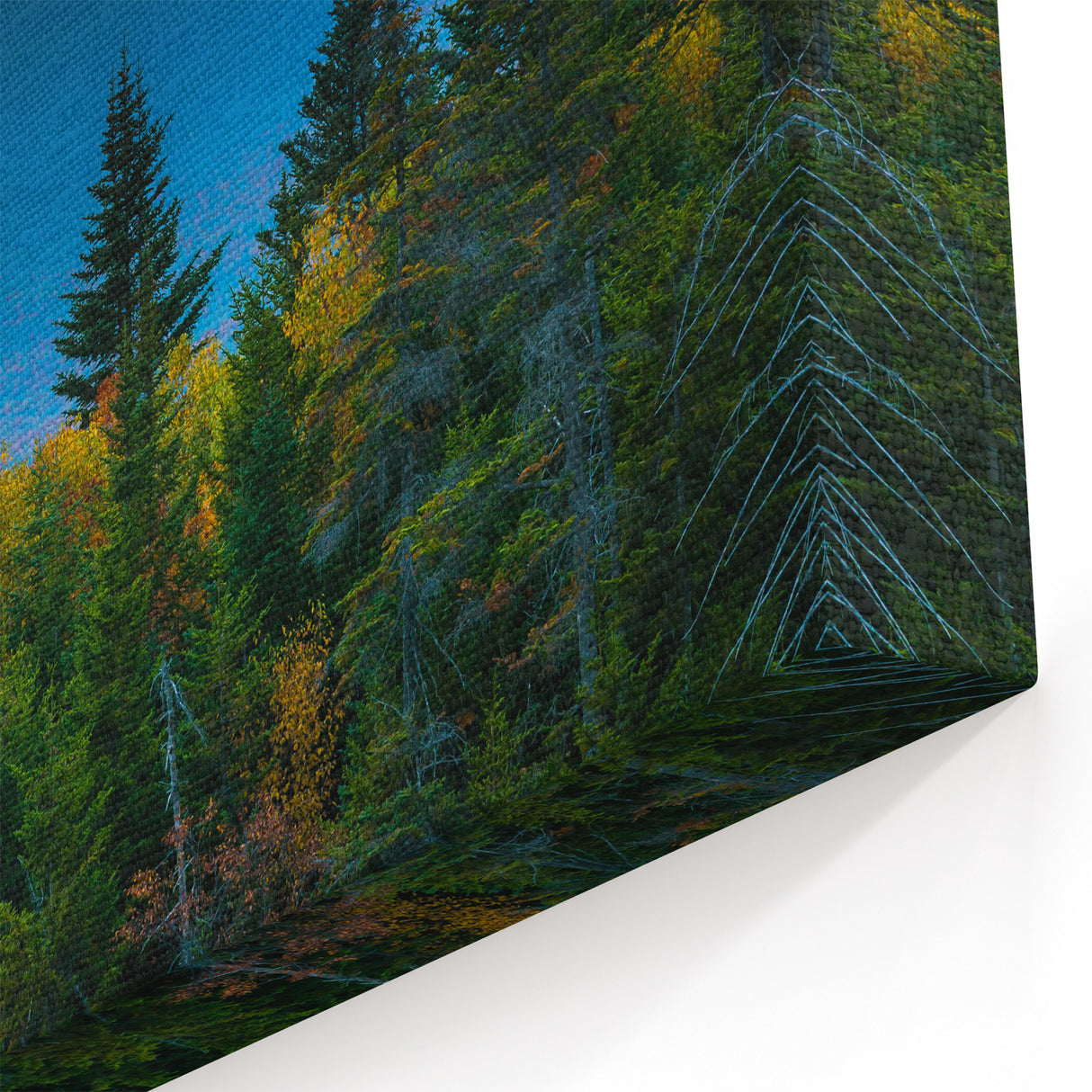 New Hampshire Canvas Prints - White Mountains Sunset Scenic Art