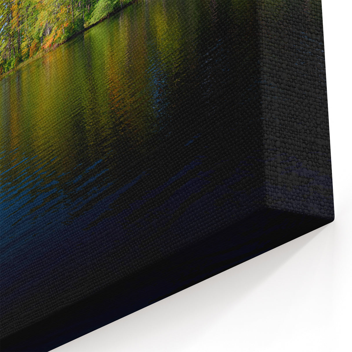 New Hampshire Poster Art - Scenic Lake and Forest Reflection Canvas
