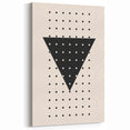 Bohemian Wall Art | Minimalist Geometric Triangle Design | Boho Decor
