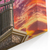 Winemaker Statue at Sunset – Napa Valley California Wine Country Wall Art