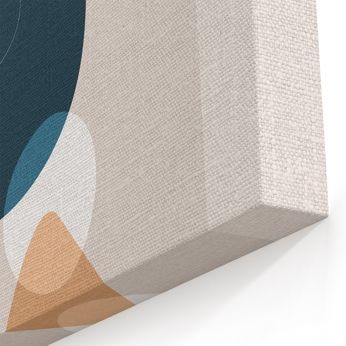 Bohemian Wall Art | Abstract Shapes in Muted Tones | Boho Decor Canvas