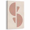 Geometric Boho Wall Art | Minimalist Circles & Triangles | Earthy Decor