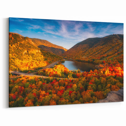 New Hampshire Wall Art – Autumn Landscape in the White Mountains