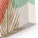 Bohemian Palm Leaf Wall Art | Modern Abstract Boho Decor | Nature Print