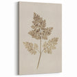 Grunge Wall Art | Vintage Grunge Leaf Canvas Print | Distressed Art