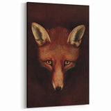 Grunge Aesthetic Fox Wall Art - Abstract Urban Grunge Art on Canvas