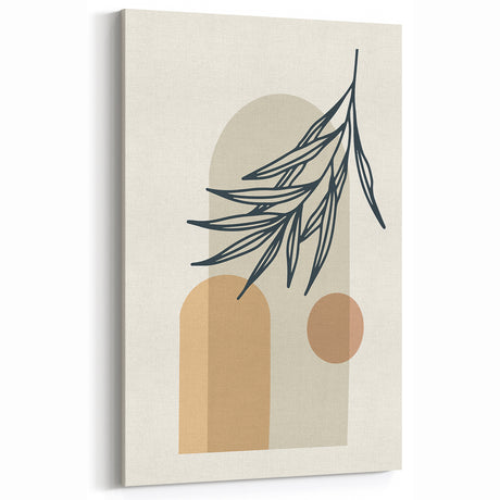 Boho Minimalist Wall Art | Eclectic Boho Decor Canvas | Nature Design