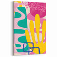 Eclectic Boho Wall Art | Boho Chic Colorful Canvas | Vibrant Design