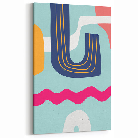 Boho Chic Abstract Art | Eclectic Bohemian Wall Art | Bold Design