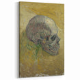 Grunge Wall Art | Vintage Skull Painting | Abstract Grunge Canvas Print