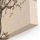 Grunge Wall Art | Vintage Tree Sketch | Abstract Grunge Botanical Print