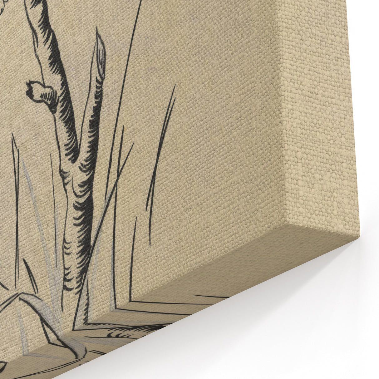 Grunge Wall Art | Vintage Skull on Stick Sketch | Abstract Grunge Print