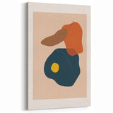 Boho Abstract Wall Art | Eclectic Bohemian Canvas | Earthy Tones