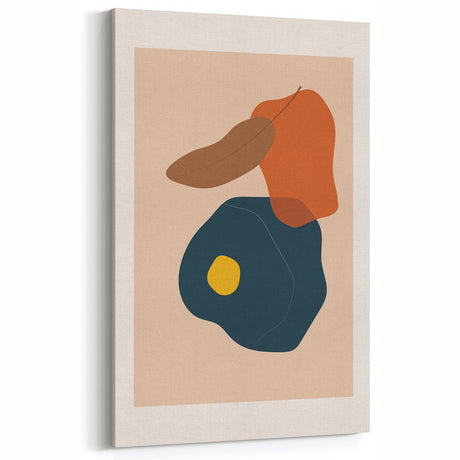 Boho Abstract Wall Art | Eclectic Bohemian Canvas | Earthy Tones