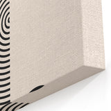 Minimalist Boho Wall Art | Black and White Geometric Canvas | Modern Design