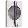Boho Geometric Wall Art | Dark Abstract Canvas | Modern Minimalist Design