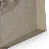 Grunge Wall Art: Dragonfly Illustration | Vintage Grunge Canvas Print
