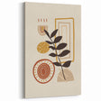 Abstract Boho Wall Art | Earthy Tone Canvas | Geometric Nature Design
