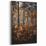 Rustic Autumn Forest Wall Art – Nature-Inspired Farmhouse Landscape Decor
