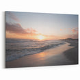 Mississippi Beach Art - Serene Sunrise Coastal Canvas Prints
