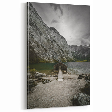 Rustic Lakeside Cabin Wall Art – Farmhouse Decor with Mountain Charm