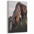 Rustic Grazing Horse Wall Art – Farmhouse Decor with Natural Charm