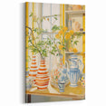 Electric Floral Still Life Wall Art with Vases | Vibrant Modern Decor