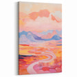 Electric Landscape Wall Art with Sunset Hues | Vibrant Modern Decor