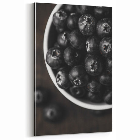 Rustic Blueberry Wall Art - Farmhouse Decor with Vintage Charm