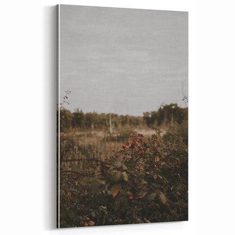 Rustic Landscape Wall Art - Vintage Farmhouse Nature Scene Decor Print